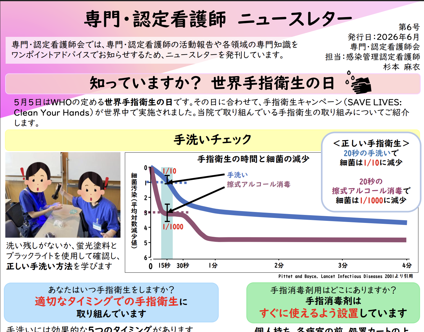 診療看護師・特定看護師の活動をお知らせするため、ニュースレターを発刊しました